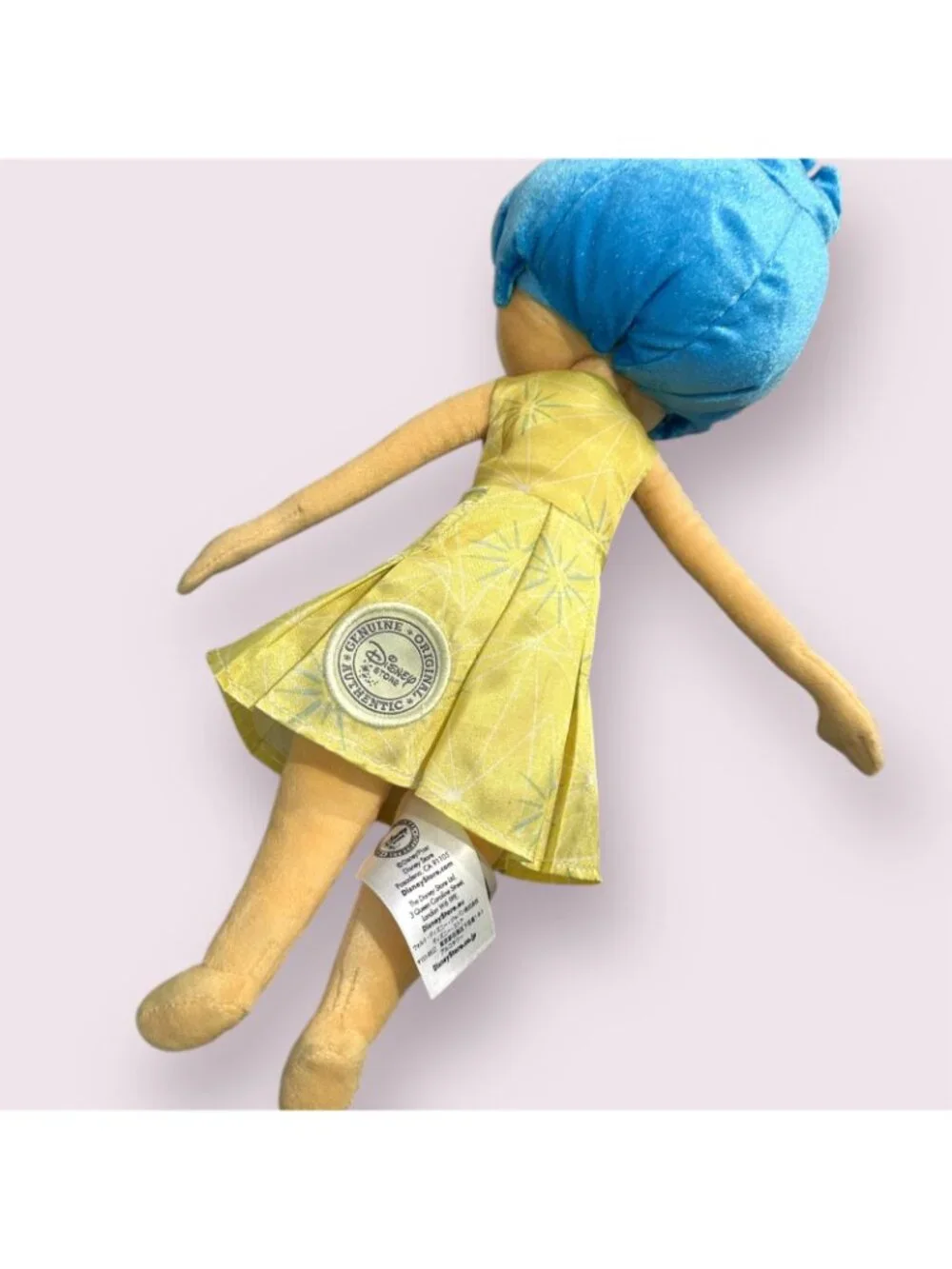 Authentic Disney Store Inside Out Joy Plush Disney Pixar Stuffed Doll Toy